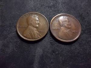 1923, 1923 S Lincoln Cents