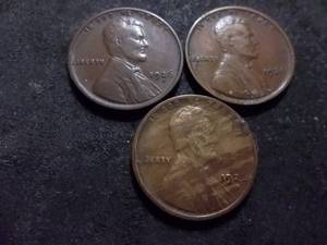 1926 P,D,S Lincoln Cents