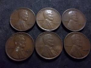 1927, 1928 P,D,S Lincoln Cents