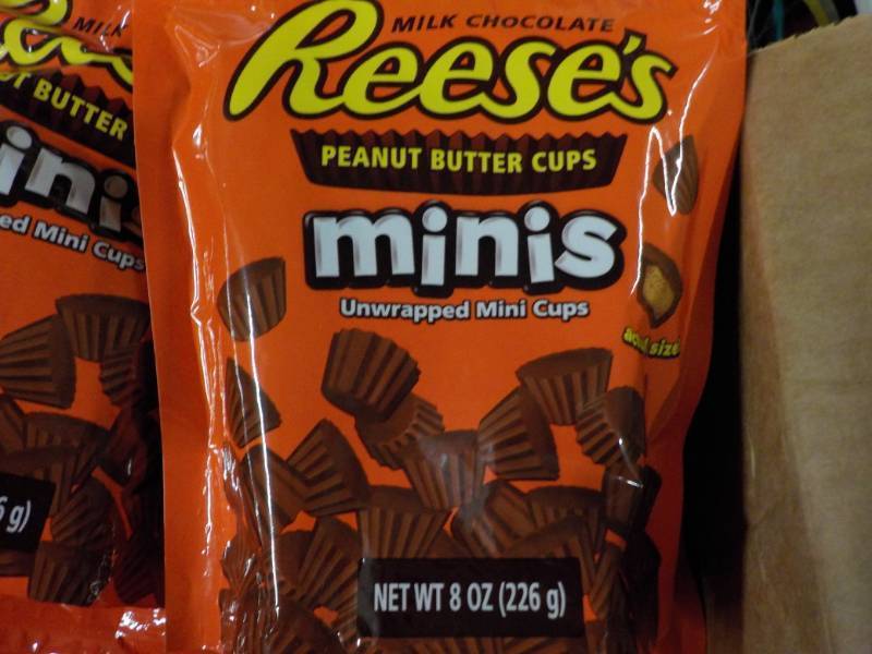 4 - 8 oz bags of Reeses Minis...