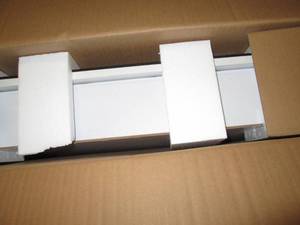 Glacier Bay 24-38 in. W x 25 in. H Frameless Surface-Mount Tri-View Bathroom Medicine Cabinet open box Retail $89.00 (#89)