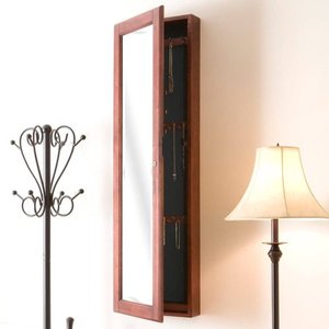lot F39 image: Southern Enterprises Wall Mount Jewelry Mirror