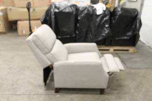 lot F2 image: FABRIC PUSH BACK RECLINER