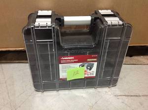 Husky 15 in. x 13 in. Black Pro Double Sided Small Parts Organizer with Bins in good condition