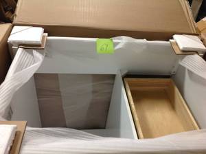 Home Decorators Collection Naples 30 in. W x 21.75 in. D Bath Vanity Cabinet in White not used
