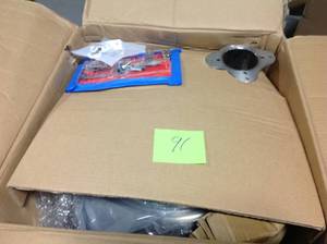 Hampton Bay 48000 BTU Stainless Steel Patio Heater open box in good condition