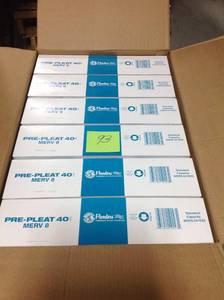 AAF Flanders 16 in. x 25 in. x 4 in. Pre-Pleat 40 Merv 8 Air Filter (Case of 6) new