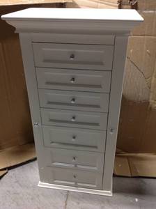 Hampton Harbor White Jewelry Armoire by Home Decorators Collection