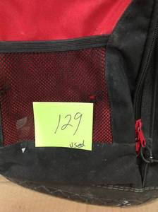 Husky 18 in. Rubber Bottom Tool Backpack in Red USED in good condition