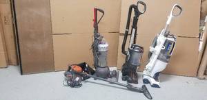Lot of  custumer returns of home vacumms  diferent conditions