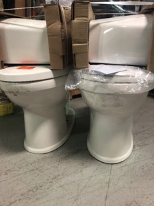 Lot of 2 American Std Toilets complete no boxes no damage