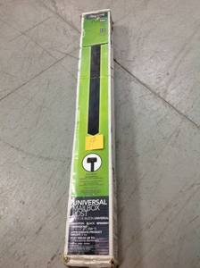 lot 17 image: Gibraltar Mailboxes Brighton Aluminum Top Mount Mailbox Post, Black in good condition