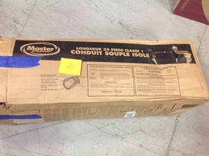 lot 22 image: Master Flow 6 in. x 25 ft. Insulated Flexible Duct R6 Silver Jacket in very good condition