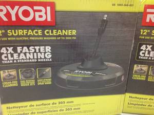 lot 44 image: Ryobi 2000 PSI 12 IN. SURFACE CLEANER not used