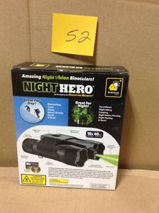 lot 52 image: Night Vision 10x Binoculars in very good condition