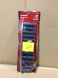 lot 57 image: Husky 12 in. Drive Deep Metric Impact Socket Set (11-Piece) in very good condition
