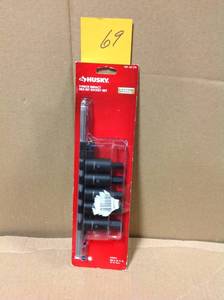 lot 69 image: Husky 12 in. Drive Hex Bit Impact Socket Set MM (7-Piece) MISSING Pcs