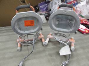 2 HDX 500-Watt Portable Halogen Wor...