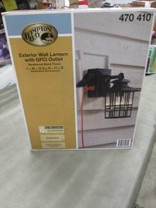 Hampton Bay Mission Style Black wit...