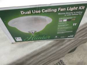 Hunter 2-Light Swirled Marble Dual-...