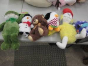 6 Plush Toys...
