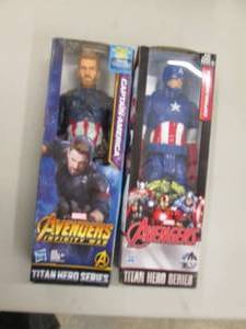 2 Captain America Hero Figures...