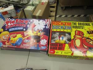 Pie Face Cannon, Rockem Sockem Robo...