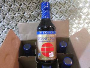 lot 3 image: Case of 6 Bottles of Organic Tamari...