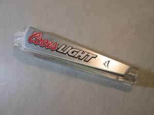 lot 13 image: Coors Light Beer Tap Handle 12 38...