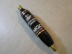 lot 62 image: Miller Genuine Draft MGD Beer Tap H...