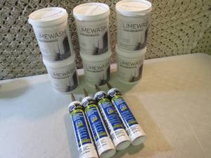 lot 106 image: Lime Wash Paint and Dap Waterproof ...