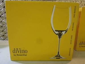 lot 113 image: Lot of 3 6pc diVino Wine Glass Sets...