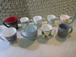 lot 114 image: Assorted Coffee Cups  D-2...