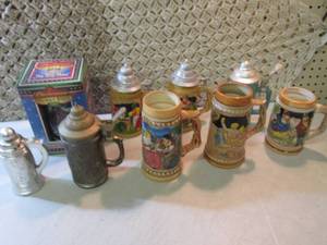 lot 118 image: Lot of Assorted Steins  RM1...