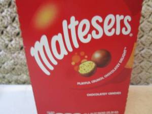 lot 137 image: Box of 18 Bags of Maltesers Candy B...