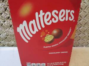 lot 141 image: Box of 18 Bags of Maltesers Candy B...