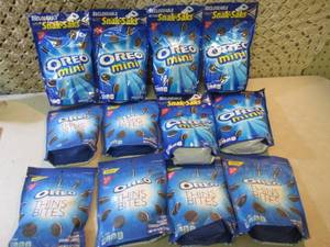 lot 142 image: 12 Bags of Oreo Minis and Thin Bite...
