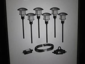 lot 169 image: Hampton Bay Low Voltage Black Outdo...