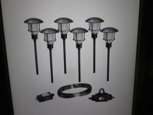 lot 180 image: Hampton Bay Low Voltage Black Outdo...