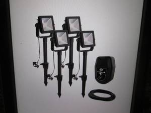 lot 184 image: Hampton Bay Low Voltage Black Outdo...