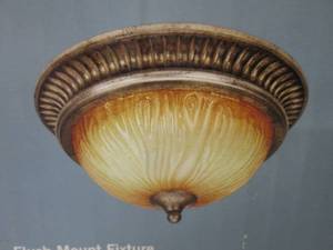 lot 191 image: Hampton Bay Creme Brulee 2-Light Ke...