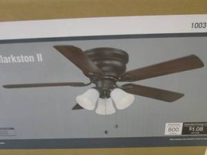 lot 192 image: Clarkston II 44 LED Indoor Oil-Rub...