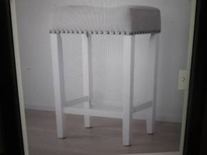 lot 216 image: Hylie Nailhead 24 White and Gray C...