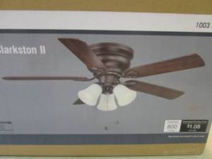 lot 219 image: Clarkston II 44 LED Indoor Oil-Rub...