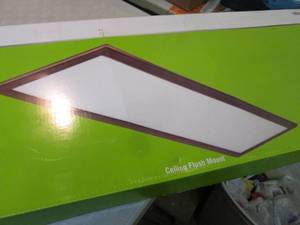 lot 222 image: Commercial Electric 1 ft x 4 ft LED...