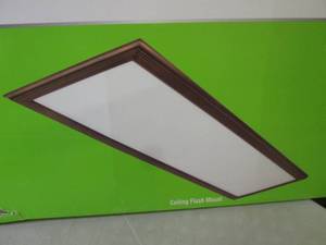 lot 223 image: Commercial Electric 1 ft x 4 ft LED...