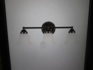 lot 224 image: Ashhurst 3-Light Oil Rubbed Bronze ...
