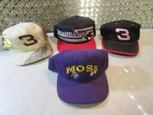 lot 252 image: #3 Dale Earnhardt Caps and Vikings ...