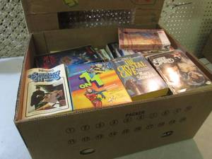 lot 255 image: Box Full of Assorted Paperback Book...