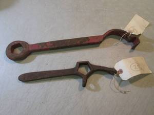 lot 268 image: 2 Vintage Fire Plug Wrenches  RMDR...